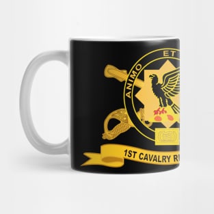 1st Cavalry Regiment w Br - Ribbon Mug